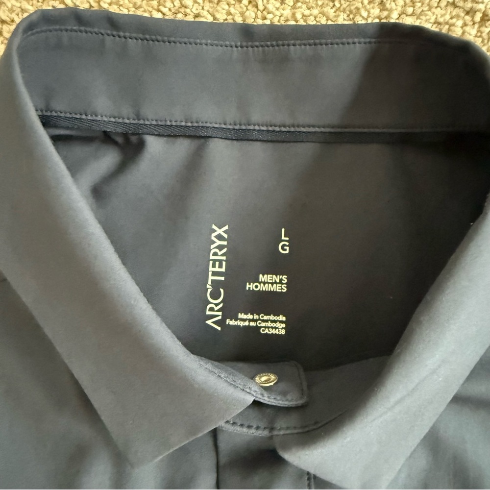 Arcteryx Mens Blue Casual Button Down Long Sleeve Size Large - Picture 4 of 4